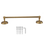 All Copper Bathroom Towel Bar European Style Wall Mounted Towel Rack for Bathroom 41cm Antique Color