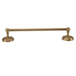 All Copper Bathroom Towel Bar European Style Wall Mounted Towel Rack for Bathroom 41cm Antique Color