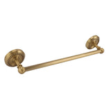 All Copper Bathroom Towel Bar European Style Wall Mounted Towel Rack for Bathroom 41cm Antique Color - Low Angle