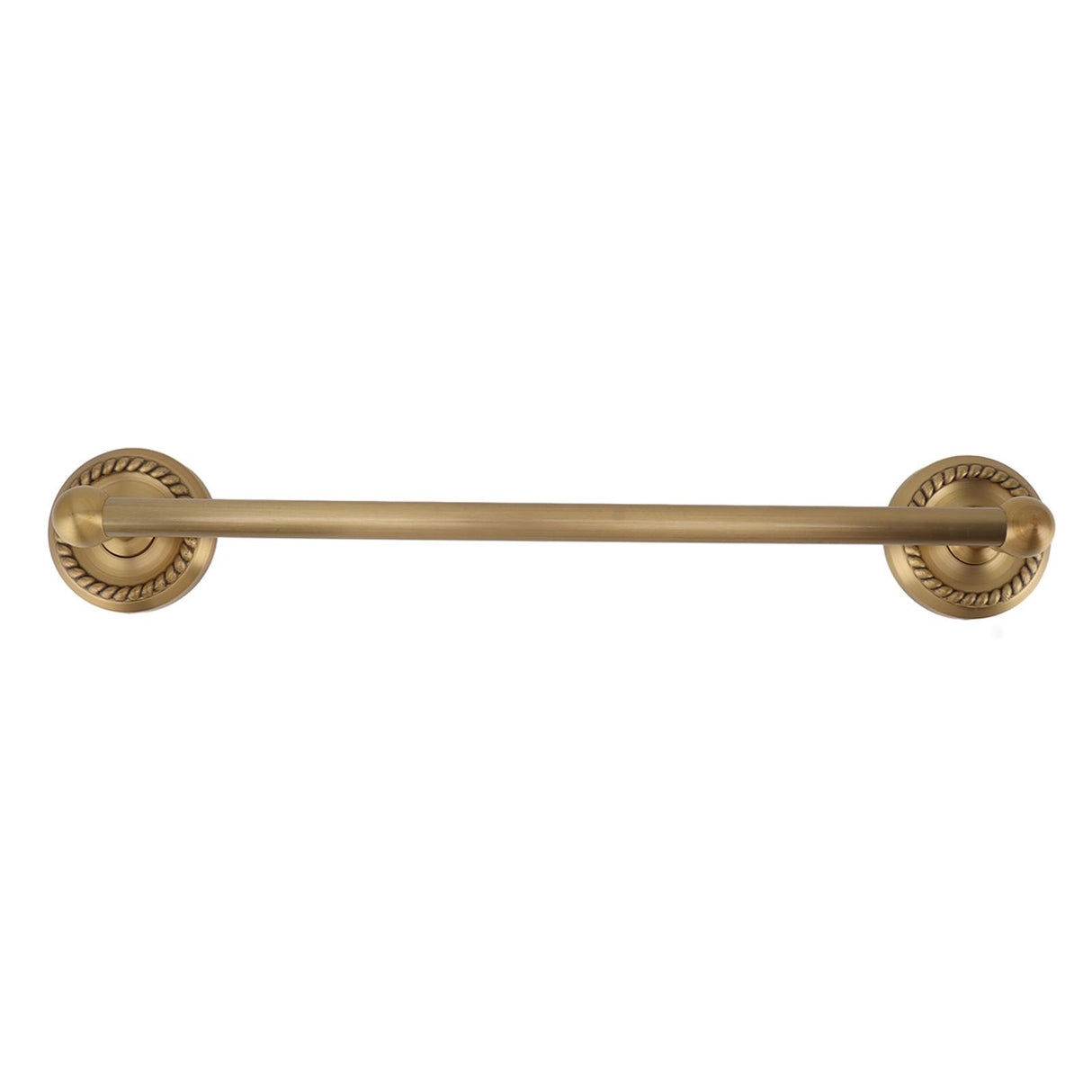 All Copper Bathroom Towel Bar European Style Wall Mounted Towel Rack for Bathroom 41cm Antique Color