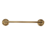 All Copper Bathroom Towel Bar European Style Wall Mounted Towel Rack for Bathroom 41cm Antique Color