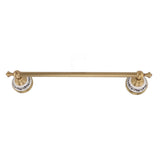 40.5cm Bathroom Towel Bar Copper Bath Towel Rack Single Towel Bar Wall Mounted Towel Holder European Style Antique