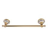 40.5cm Bathroom Towel Bar Copper Bath Towel Rack Single Towel Bar Wall Mounted Towel Holder European Style Antique