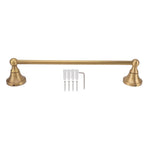 Towel Bar European Style Retro Shower Towel Rack Wall Mounted Copper Towel Rail Holder for Bathroom