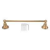 Towel Bar European Style Retro Shower Towel Rack Wall Mounted Copper Towel Rail Holder for Bathroom