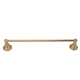 Copper Towel Bar European Style Towel Rack Single Rod Multipurpose Towel Bar Holder for Bathroom Toilet