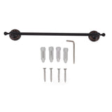Bathroom Towel Bar 19.7in Sturdy Copper Elegant Retro Style Hand Towel Holder with Screws Hex Wrench for Home Kitchen Black