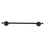 Bathroom Towel Bar 19.7in Sturdy Copper Elegant Retro Style Hand Towel Holder with Screws Hex Wrench for Home Kitchen Black