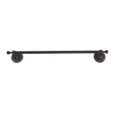 Bathroom Towel Bar 19.7in Sturdy Copper Elegant Retro Style Hand Towel Holder with Screws Hex Wrench for Home Kitchen Black