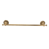 Bathroom Towel Bar 19.7in Sturdy Copper Elegant Retro Style Hand Towel Holder with Screws Hex Wrench for Home Kitchen Antique - Top-Down View