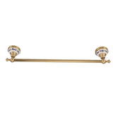 Towel Bar European Style Single Rod Hanging Bath Towel Holder Copper Towel Rack for Bathroom Toilets Antique Color