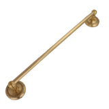 Copper Towel Bar European Style Bathroom Single Bar Towel Rack Bathroom Hanging Rack Antique