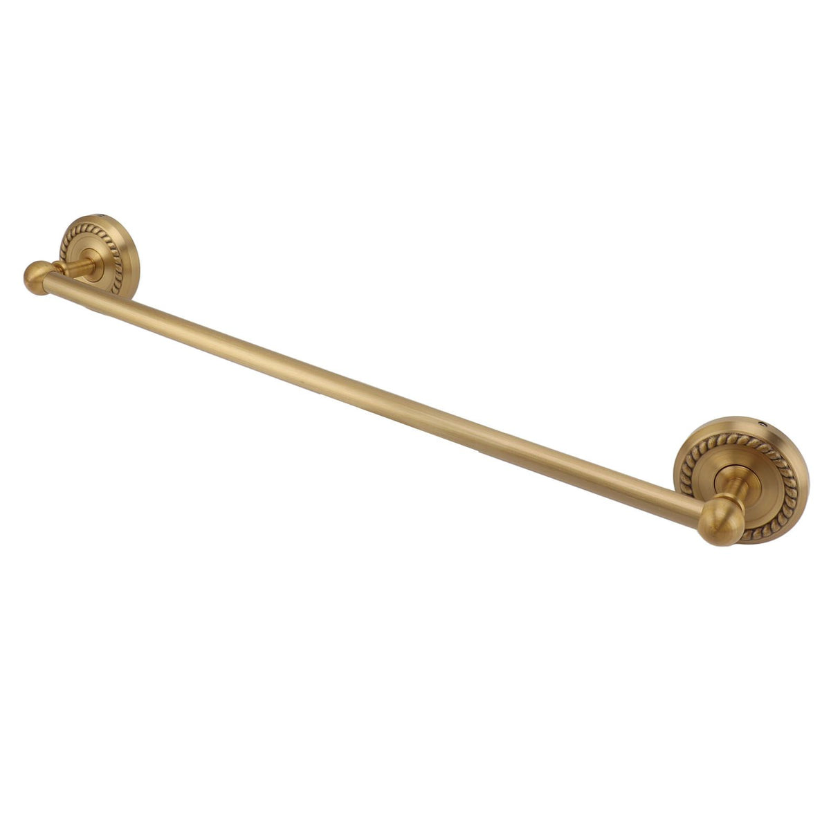 Copper Towel Bar European Style Bathroom Single Bar Towel Rack Bathroom Hanging Rack Antique