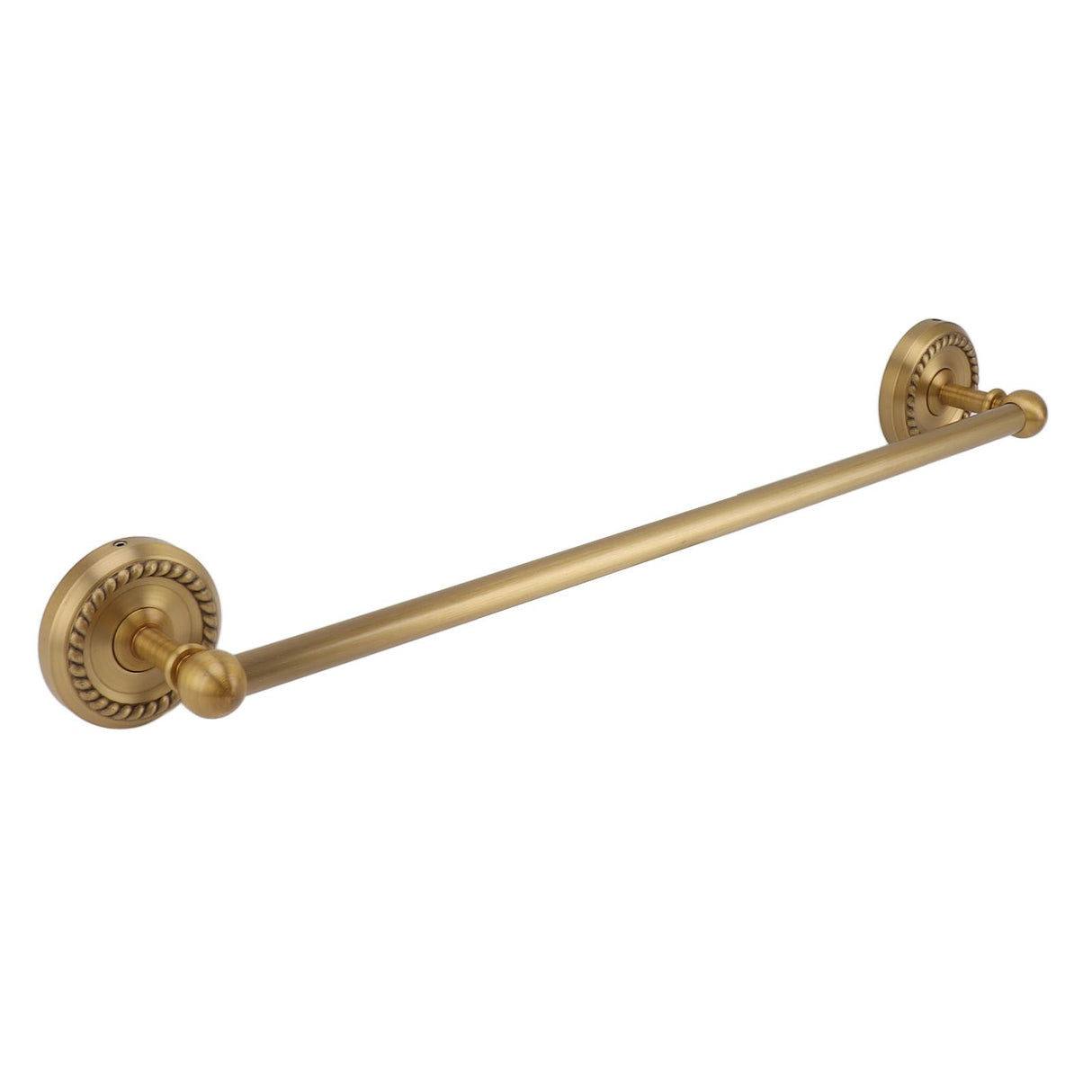 Copper Towel Bar European Style Bathroom Single Bar Towel Rack Bathroom Hanging Rack Antique