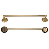 Copper Towel Bar European Style Bathroom Single Bar Towel Rack Bathroom Hanging Rack Antique