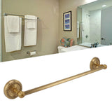 Copper Towel Bar European Style Bathroom Single Bar Towel Rack Bathroom Hanging Rack Antique - Extra Image