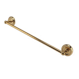 Copper Towel Bar European Style Bathroom Single Bar Towel Rack Bathroom Hanging Rack Titanium - 45-Degree Angle