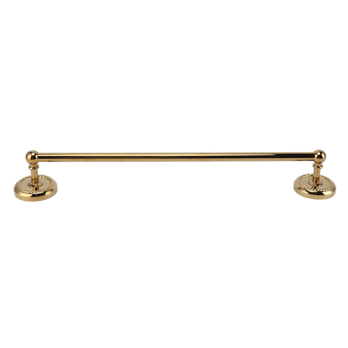 Copper Towel Bar European Style Bathroom Single Bar Towel Rack Bathroom Hanging Rack Titanium