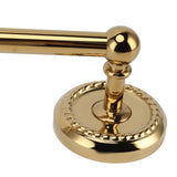 Copper Towel Bar European Style Bathroom Single Bar Towel Rack Bathroom Hanging Rack Titanium - Extra Image