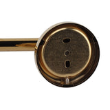 Copper Towel Bar European Style Bathroom Single Bar Towel Rack Bathroom Hanging Rack Titanium