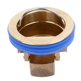 Toilet Floor Drain Deodorizing Core Floor Drain Core Shower Floor Drain Backflow Preventer Quick Drainage Brass - 45-Degree Angle