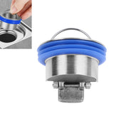 Floor Drain Sewer Core Silver Rapid Drainage Anti Slip Easy to Clean Toilet Floor Drain Deodorizing Core for Kitchen Bathroom