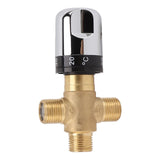 Thermostatic Mixing Valve Brass Shower Mixing Valve Hot and Cold Water Temperature Control Valve for Basin Bathroom