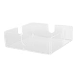 Acrylic Napkin Holder Square Elegant Clear Tabletop Tissue Dispenser for Kitchen Restaurant Bar