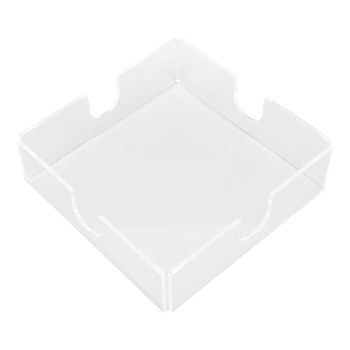 Acrylic Napkin Holder Square Elegant Clear Tabletop Tissue Dispenser for Kitchen Restaurant Bar