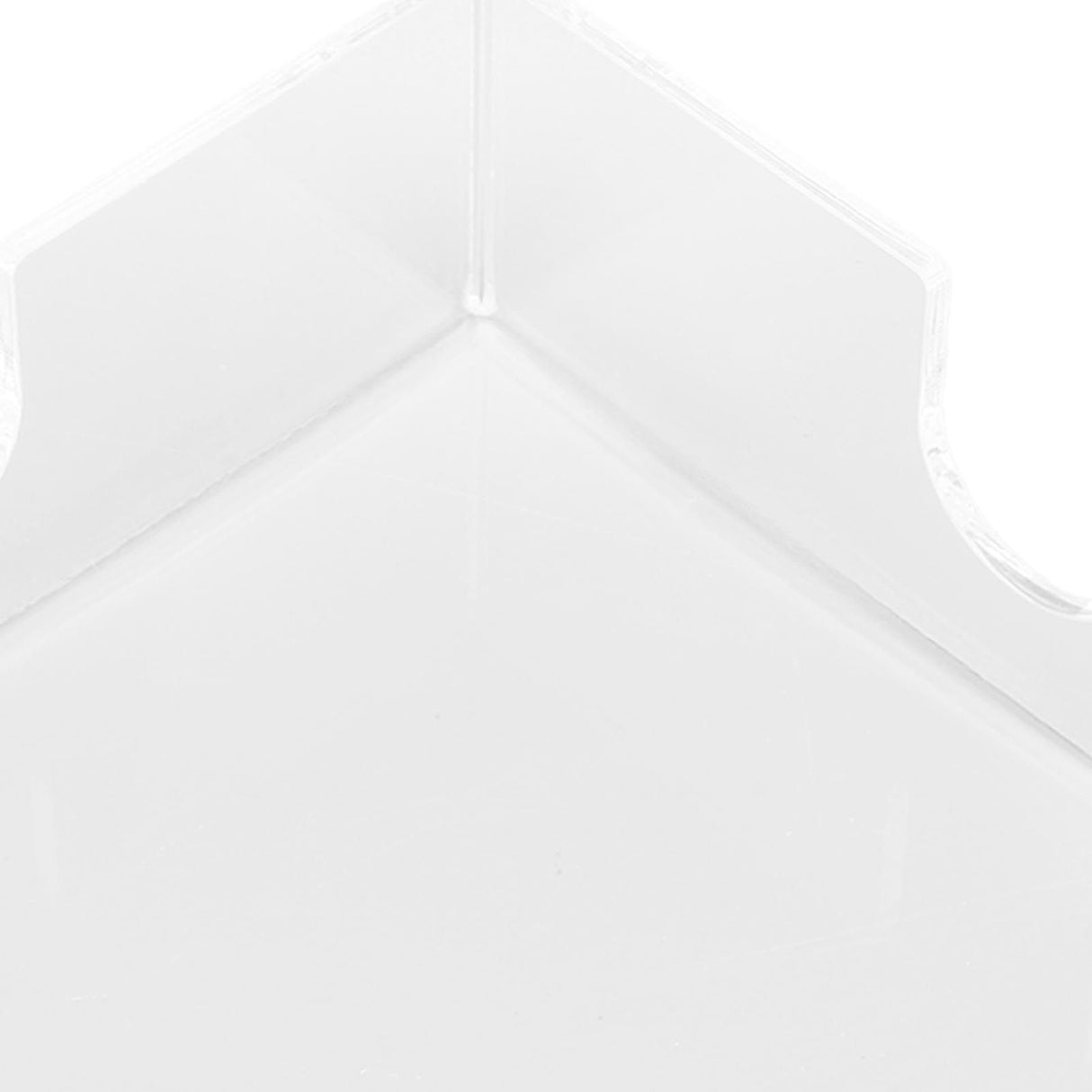 Acrylic Napkin Holder Square Elegant Clear Tabletop Tissue Dispenser for Kitchen Restaurant Bar
