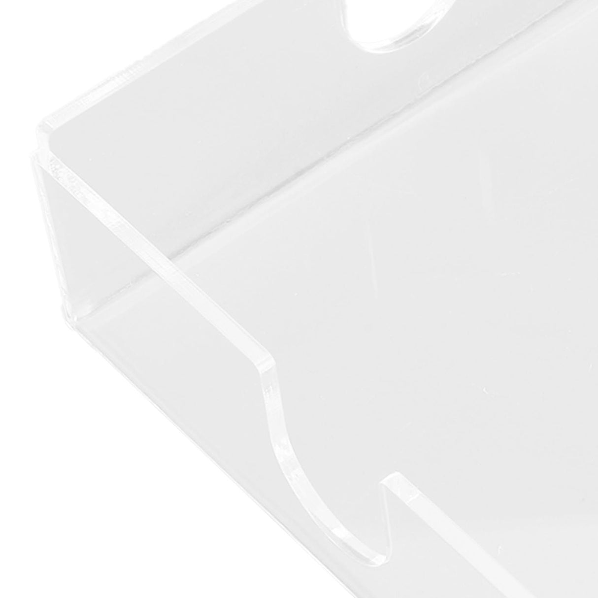 Acrylic Napkin Holder Square Elegant Clear Tabletop Tissue Dispenser for Kitchen Restaurant Bar