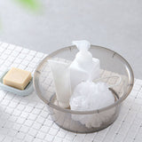 Large Transparent Laundry Basin Household Plastic Simple Thickened Washbasin Student Dormitory Plastic Basin Grey