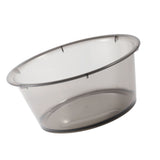 Large Transparent Laundry Basin Household Plastic Simple Thickened Washbasin Student Dormitory Plastic Basin Grey - Close-Up Angle