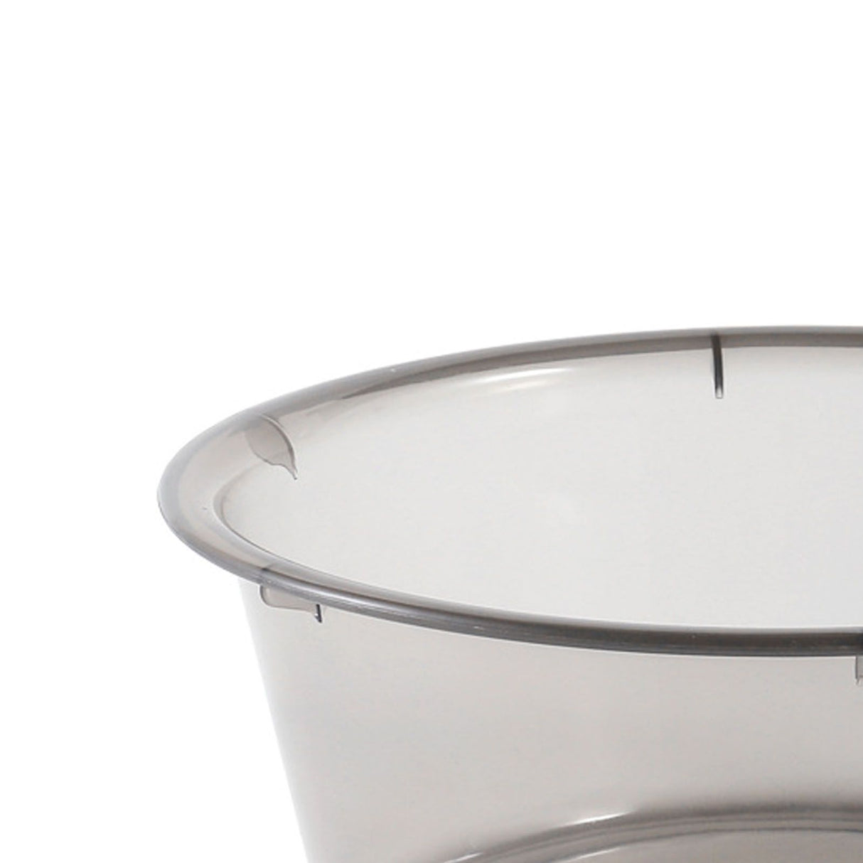Large Transparent Laundry Basin Household Plastic Simple Thickened Washbasin Student Dormitory Plastic Basin Grey
