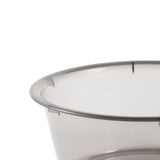 Large Transparent Laundry Basin Household Plastic Simple Thickened Washbasin Student Dormitory Plastic Basin Grey - Extra Image