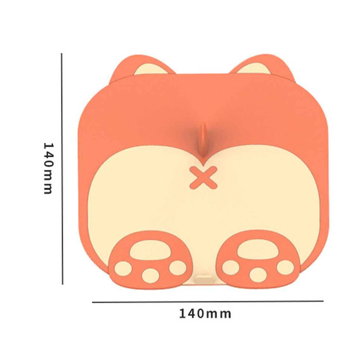 Shower Drain Stopper Cartoon Style Odour Resistant Silicone Anti Slip Bathtub Stopper for Home Bathroom Toilet Orange