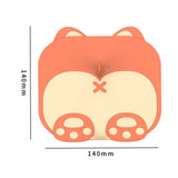 Shower Drain Stopper Cartoon Style Odour Resistant Silicone Anti Slip Bathtub Stopper for Home Bathroom Toilet Orange