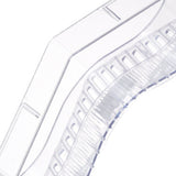 Shower Corner Shelf Plastic Corner Shower Caddy Wall Mounted Shower Organizer for Bathroom Toilet Crystal White
