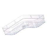 Shower Corner Shelf Plastic Corner Shower Caddy Wall Mounted Shower Organizer for Bathroom Toilet Crystal White - Extra Image