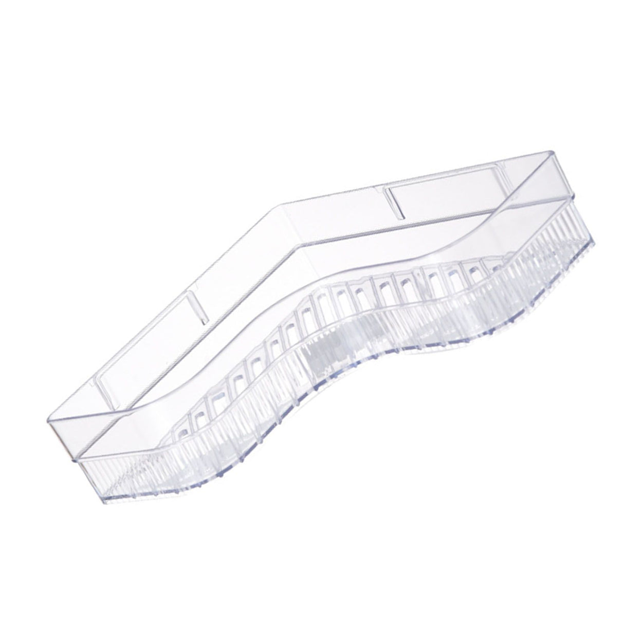 Shower Corner Shelf Plastic Corner Shower Caddy Wall Mounted Shower Organizer for Bathroom Toilet Crystal White