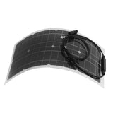 100W 100 Watt Portable Solar Panel Flexible Outdoor RV Boat Solar Panel Power Supply - Front View