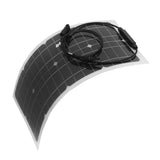 100W 100 Watt Portable Solar Panel Flexible Outdoor RV Boat Solar Panel Power Supply - Side View
