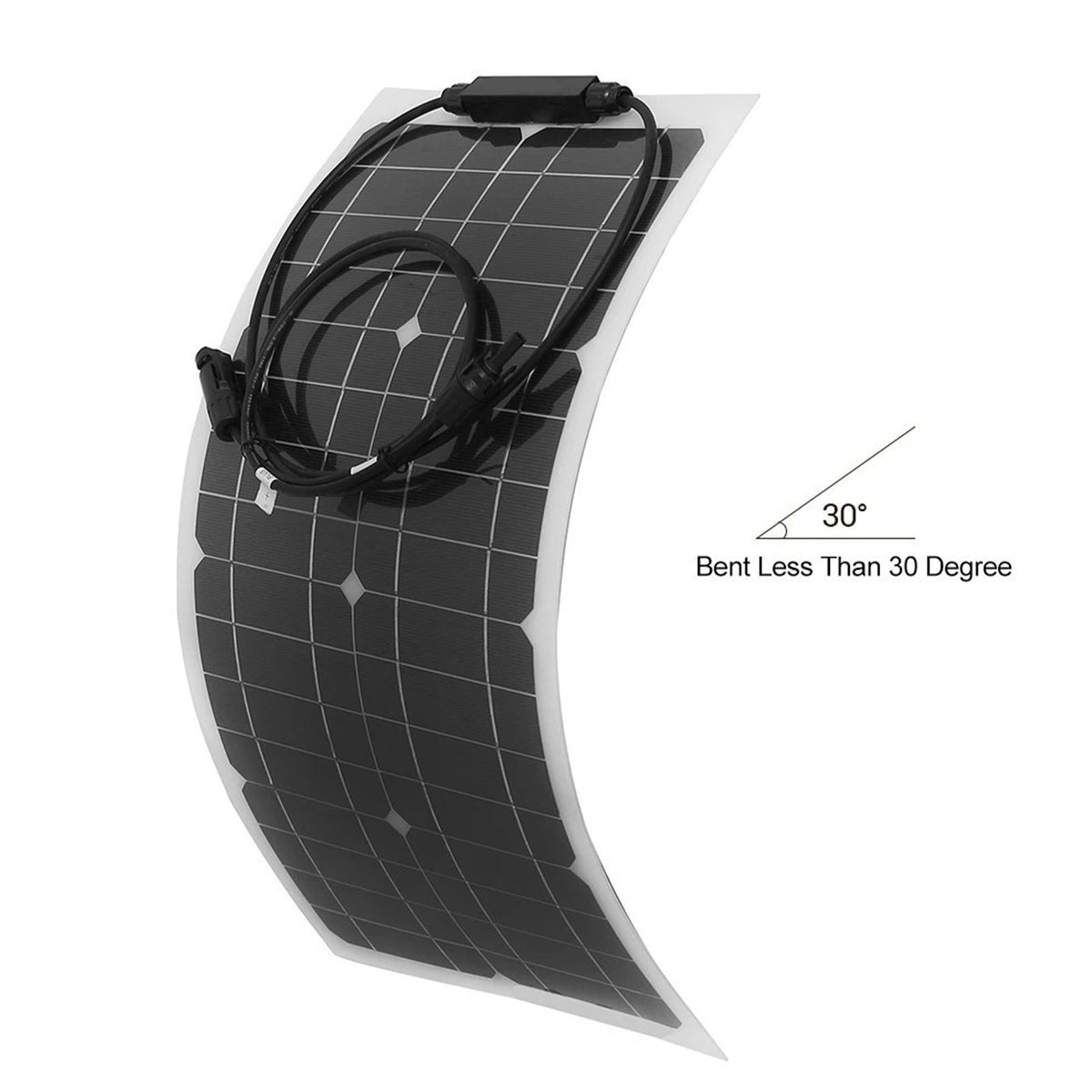 100W 100 Watt Portable Solar Panel Flexible Outdoor RV Boat Solar Panel Power Supply