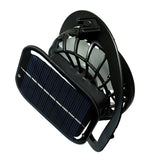 Rechargeable Handheld Fan Solar USB Charging Cooling 1000mAh Battery Electric Fan for Sun Caps Hole Type