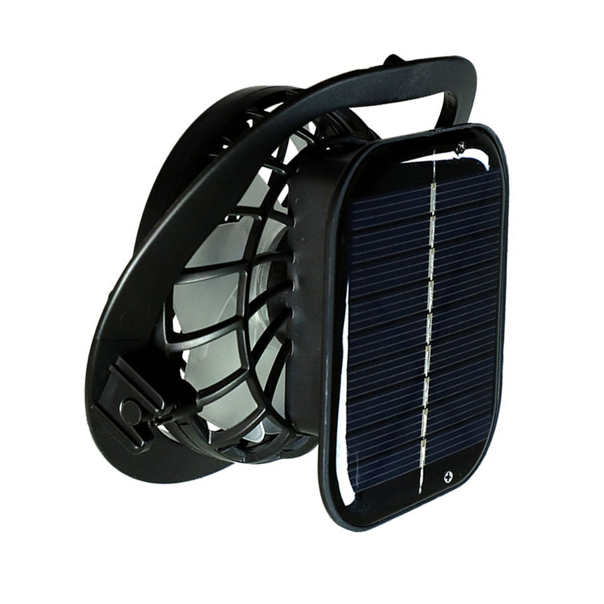 Rechargeable Handheld Fan Solar USB Charging Cooling 1000mAh Battery Electric Fan for Sun Caps Hole Type