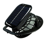 Rechargeable Handheld Fan Solar USB Charging Cooling 1000mAh Battery Electric Fan for Sun Caps Hole Type