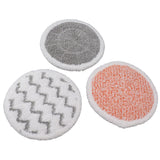 6pcs Replacement Steam Cleaner Mop Pads for Shark S7000 S7001 T2 T21 U6002 Series Steam Scrub All in One Steam Floor Mop - Front View