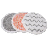 6pcs Replacement Steam Cleaner Mop Pads for Shark S7000 S7001 T2 T21 U6002 Series Steam Scrub All in One Steam Floor Mop - Side View