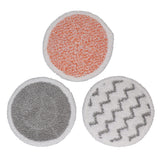 6pcs Replacement Steam Cleaner Mop Pads for Shark S7000 S7001 T2 T21 U6002 Series Steam Scrub All in One Steam Floor Mop - Close-Up Angle