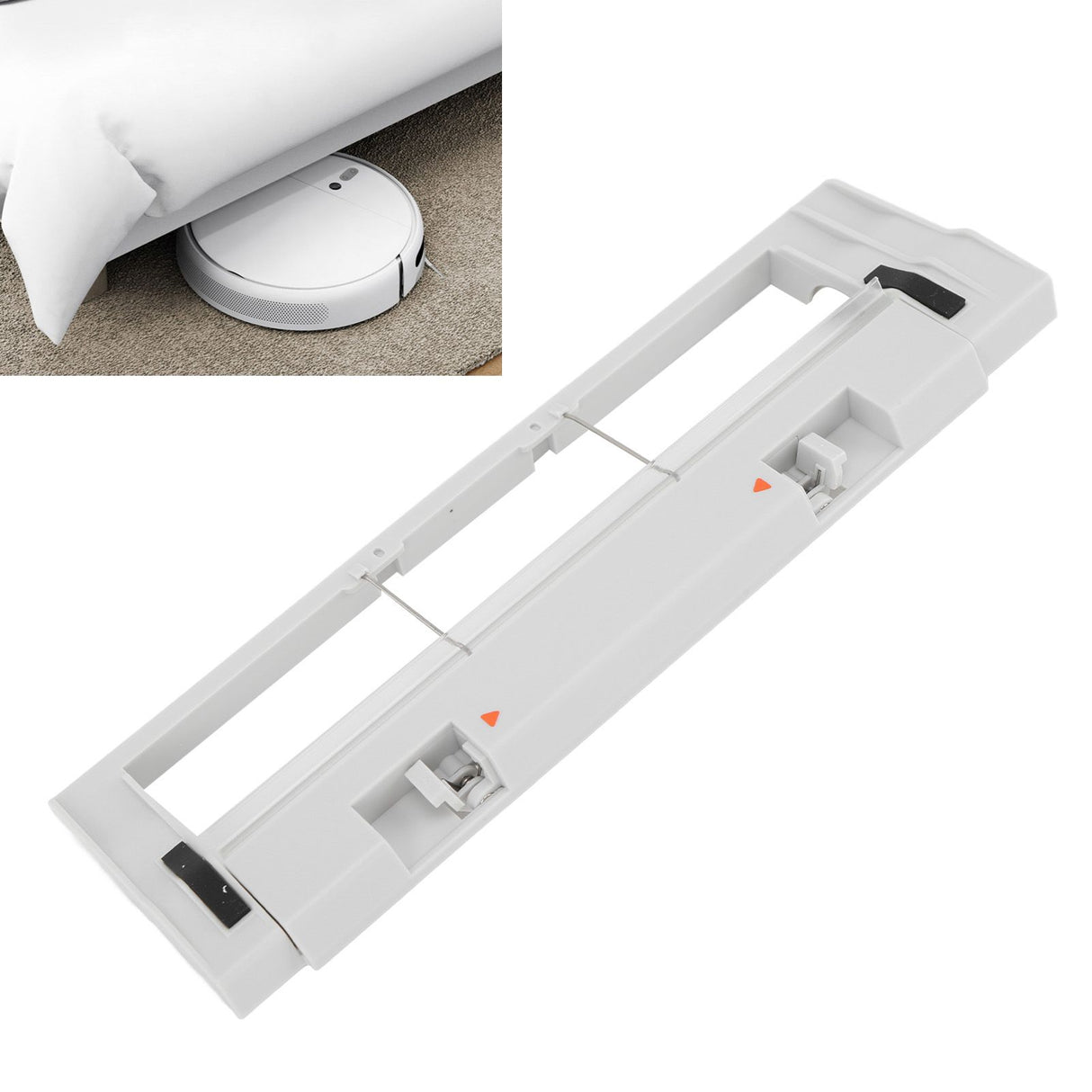 Main Brush Cover Replacement for Xiaomi Mijia 1C F9 D9 1T Robot Vacuum Cleaner Accessories White